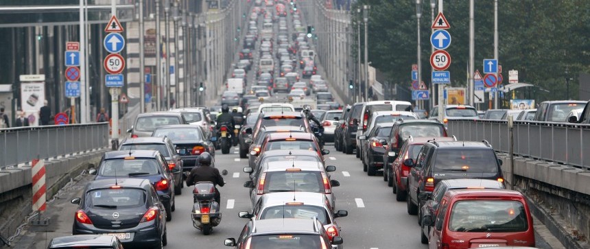 Embouteillages à Bruxelles
