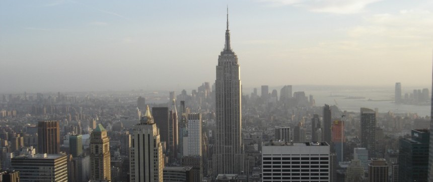 Vue depuis Top of the Rocks sur l'Empire State Building