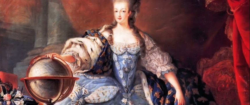 Marie-Antoinette en costume de sacre