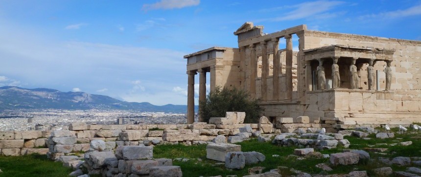 Érechthéion sur l'Acropole d'Athènes